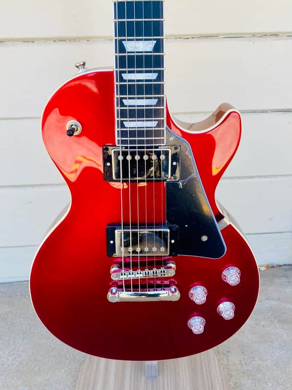 EPIPHONE LES PAUL MODERN ELECTRIC GUITAR CANDY APPLE RED FINISH W/GATOR CASE - 2023 image 1