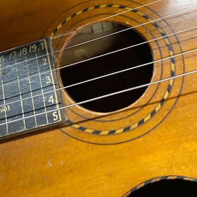 Vintage Hawaiian Music Studio Guitar-Uke - 5 String Steel Style Uke - Includes New HSC! image 15