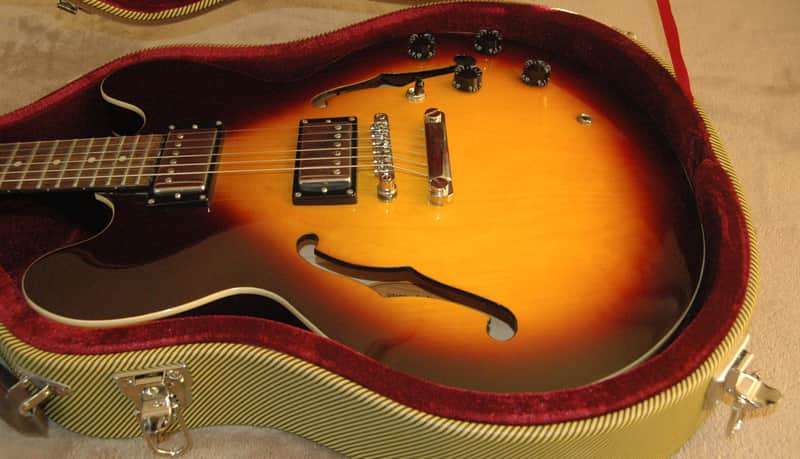 Epiphone Dot Vintage Sunburst image 1