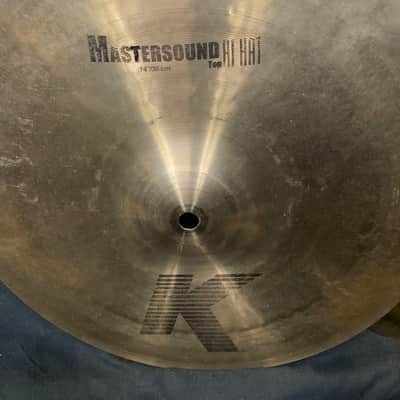 Tris Imboden's Chicago, Zildjian - 14" K Mastersound Hi Hats Pair, 1126g 1458g image 5