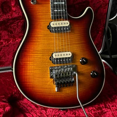2020 EVH Wolfgang USA 5A Flametop Block Inlays Ebony Fretboard image 1
