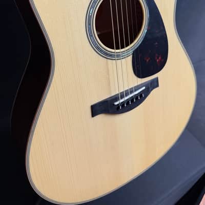 Yamaha LL16M Mahogany Dreadnought Acoustic-Electric Guitar Natural w/ Case (543) image 5
