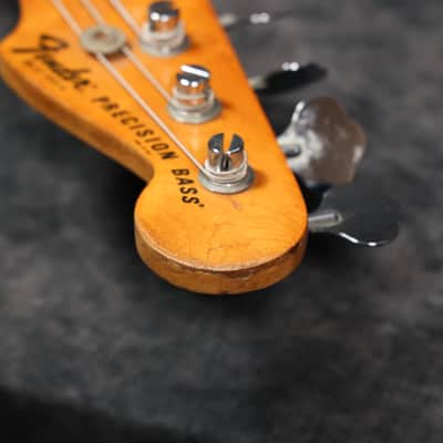 1977 Fender Precision Bass - Sunburst - OHSC image 17