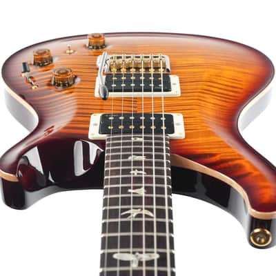 PRS Custom 24 10 Top Piezo Black Gold Burst image 12