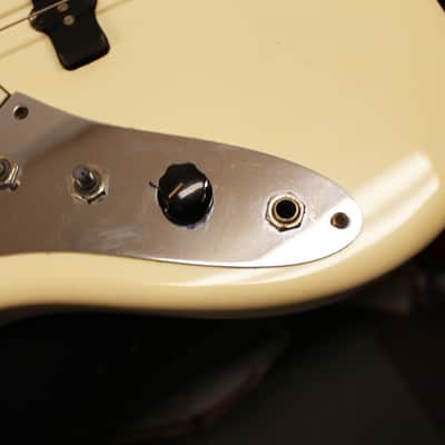 Fender Jazz Bass- Left Handed- MIM 1994 Aged Polar White image 4