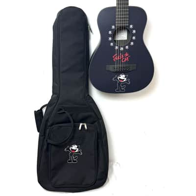 Martin Limited Edition FeliX The Cat Guitar II w/ Gig Bag and Case 2006  - Black image 6