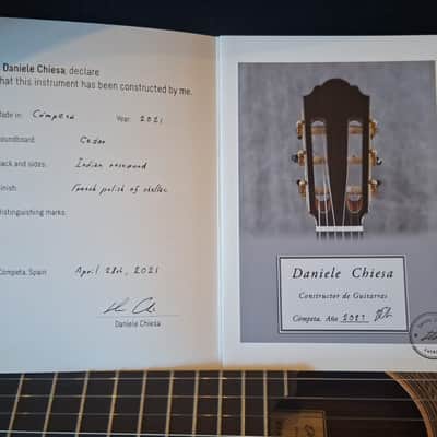 Daniele Chiesa 2021 Classical Guitar - Modern Granada tradition with exceptional depth of sound and expressiveness - check Video! image 19