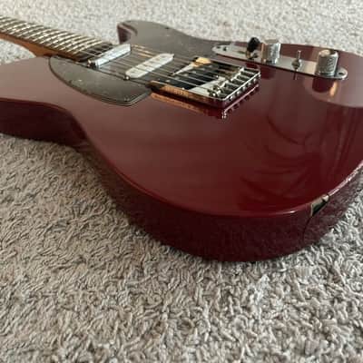 Fender Deluxe Nashville Telecaster 2004 MIM Candy Apple Red Modified Guitar image 3