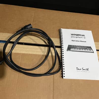 Sequential Prophet-6 49-Key 6-Voice Polyphonic Synthesizer 2018 - 2020 - Black with Wood Sides image 17