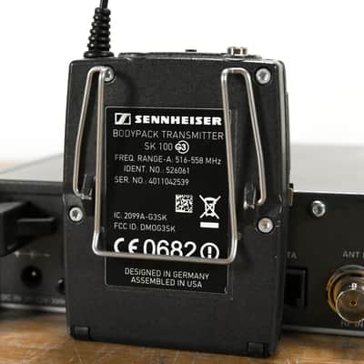 Sennheiser ew 100 G3 Bodypack Wireless System - A Range NO POWER SUPPLY CG012LS image 9