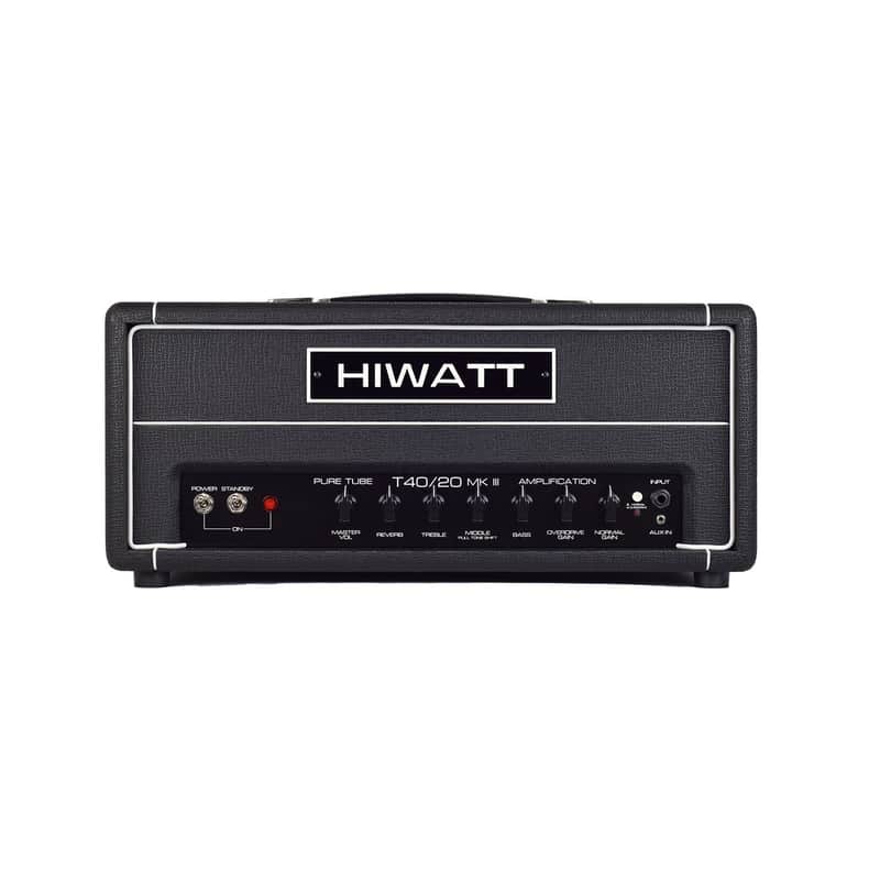 Hiwatt TB40/20 2-Channel 40/20W Tube Amplifier Head w/ Spring Reverb – TB4020H image 1