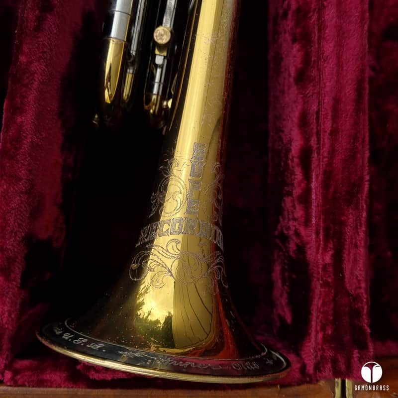 F.E. Olds & SonSuper Recording Los Angeles offset valves trumpet gamonbrass Bild 1