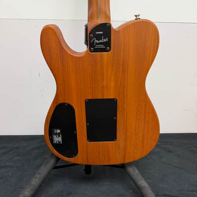 Used Fender American Acoustasonic Telecaster Acoustic Electric Guitar with Fender Gig Bag Sunburst 2019 image 21