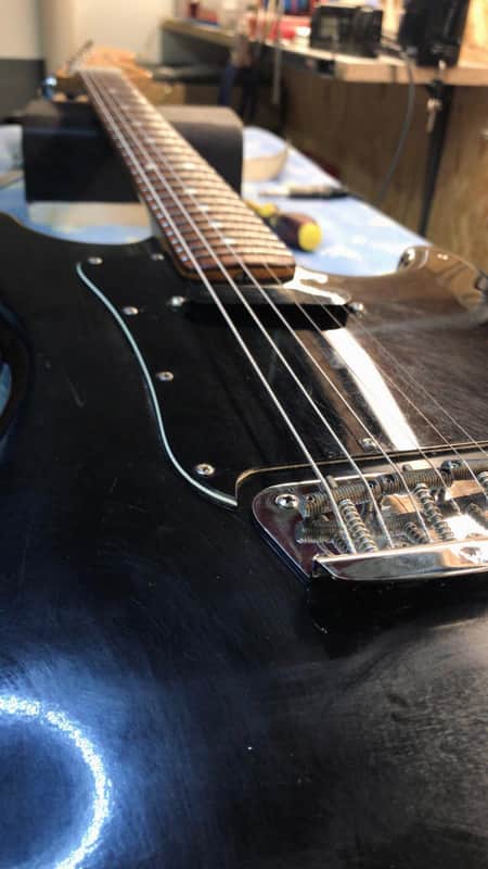 Fender Musicmaster 1977  Black image 1