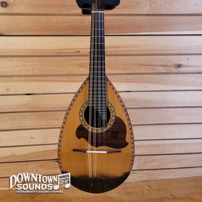 1970s Made in Japan Conqueror CM-815 Bowl-Back Mandolin with Hard Case - Natural, 1lbs 9oz image 3