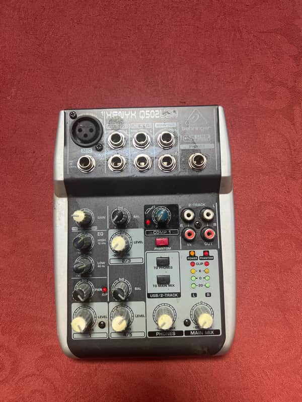Behringer Xenyx Q502USB 5-Input Compact Mixer 2012 - Present - Standard image 1
