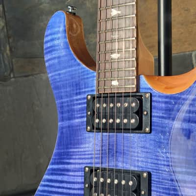Used 2023 PRS SE Custom 24 Faded Blue with PRS Gig Bag image 6