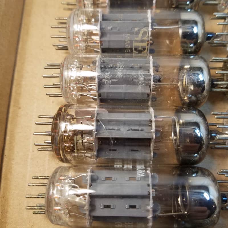 Matsushita etc. ONE (1) 6FQ7 tNOS AT1000 TESTED Balanced! PI Vacuum Tube Japan 6CG7 no divider dual triode 1964-1978 image 1