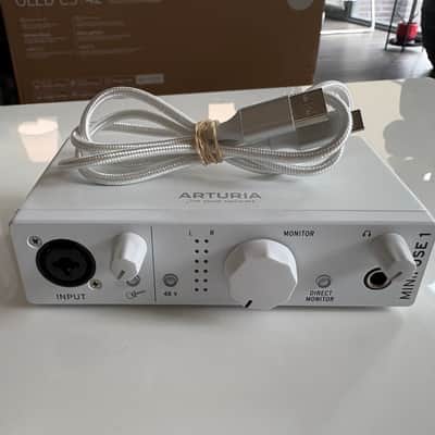 Arturia MiniFuse 1 USB-C Audio Interface 2021 - White image 1
