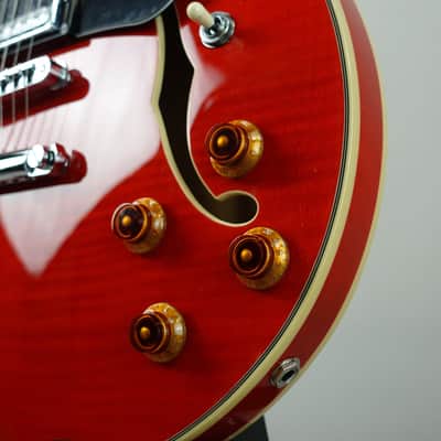 Washburn SH35TR Wing Series Semi-Hollow Electric Guitar - Trans Red image 5