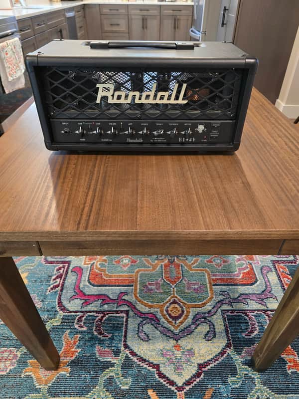 Randall RD45H Diavlo 2-Channel 45-Watt Tube Guitar Amp Head 2010s - Black image 1