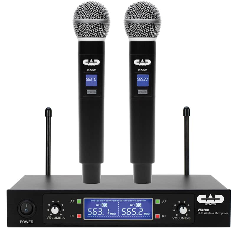 CAD WX200 Wireless Dual Handheld Microphone System image 1