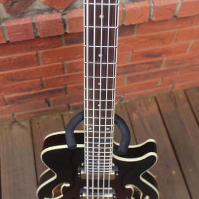 Ibanez AGB205 5-String Electric Bass Dark Violin Sunburst image 6