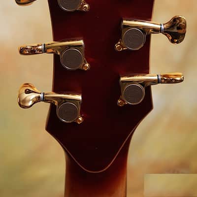 Moffa Arch Lorraine Electric Archtop Guitar - MINT - Red Violin Style Finish image 7