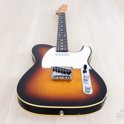 1990 Fender Telecaster Custom '62 Vintage Reissue TL62B-650 Sunburst w/ Case, Japan MIJ Fujigen imagen 11