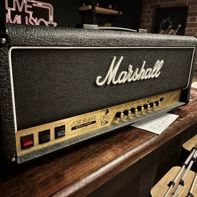 Marshall JCM Slash Signature 2555SL 2-Channel 100-Watt Guitar Amp Head 1996 - 1997 - Black image 2