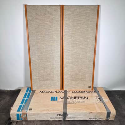 Vintage Magnepan Magneplanar Model SMGa Panel Speakers