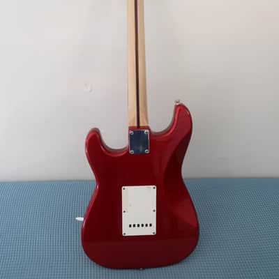 Almost Vintage 2004 Squier Vintage Modified Stratocaster Strat Guitar Candy Apple Red Made in Indonesia Very Clean Solid Guitar image 5