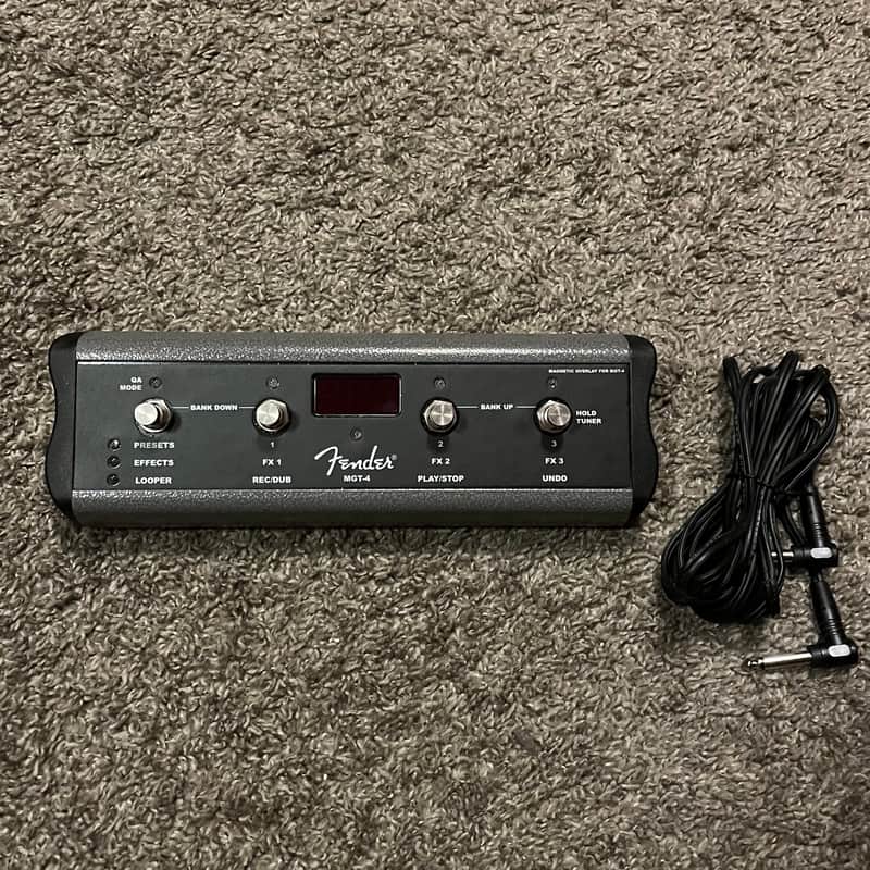 Fender 099-4071-000 MGT-4 Mustang GT 4-Button Footswitch with 1/4" Jack