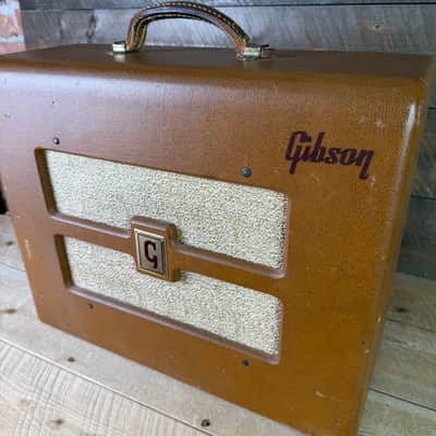 Gibson 1954 BR-6F 3-Input 10-Watt 1x10" Guitar Combo 1948 - 1954 - Brown image 3