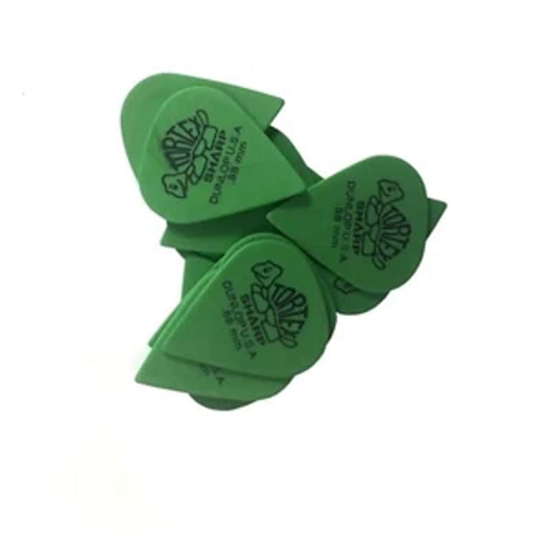 Dunlop Guitar Picks 12 Pack Tortex Sharp .88mm 412P.88 image 1