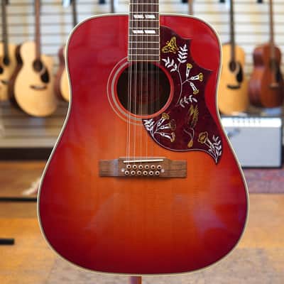 Gibson Custom Limited Hummingbird 12-String Acoustic Guitar 2011 Vintage Cherry w/Hard Case image 1