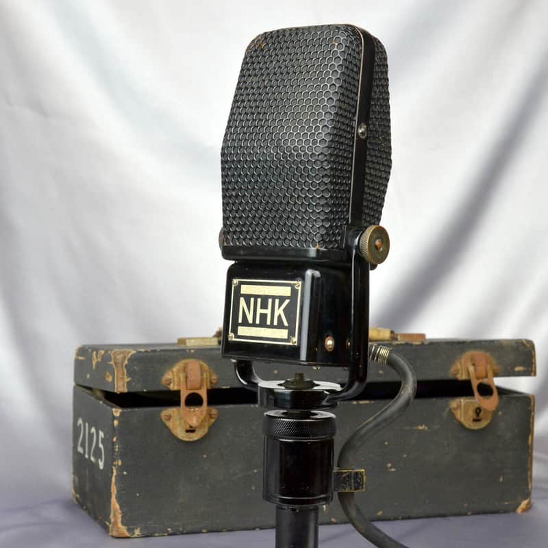 Toshiba Type A Vintage Bidirectional Ribbon Microphone Used In NHK RCA 44A Clone image 1