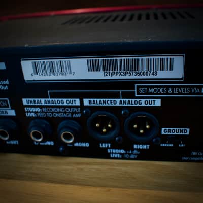 Line 6 POD xt Pro Rackmount Multi-Effect and Amp Modeler 2010s - Red image 12