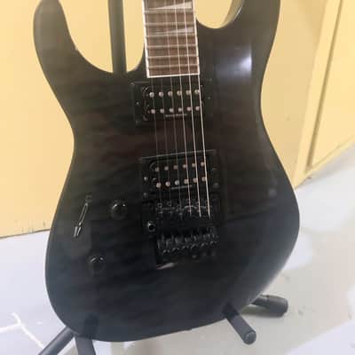 Left handed Jackson Soloist SLX - Quilted Trans Black image 1