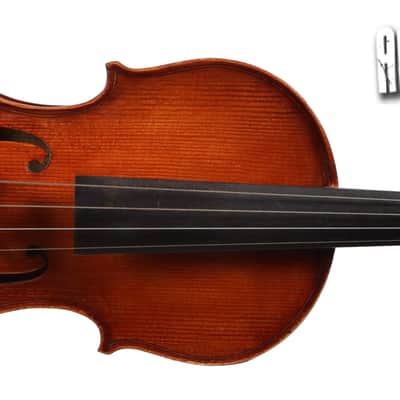 1963 Carlo Carolus Badarello Violin with Case & Bow image 2