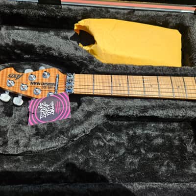 Ernie Ball Music Man Axis Super Sport 2026 - Roasted Amber Quilt image 5