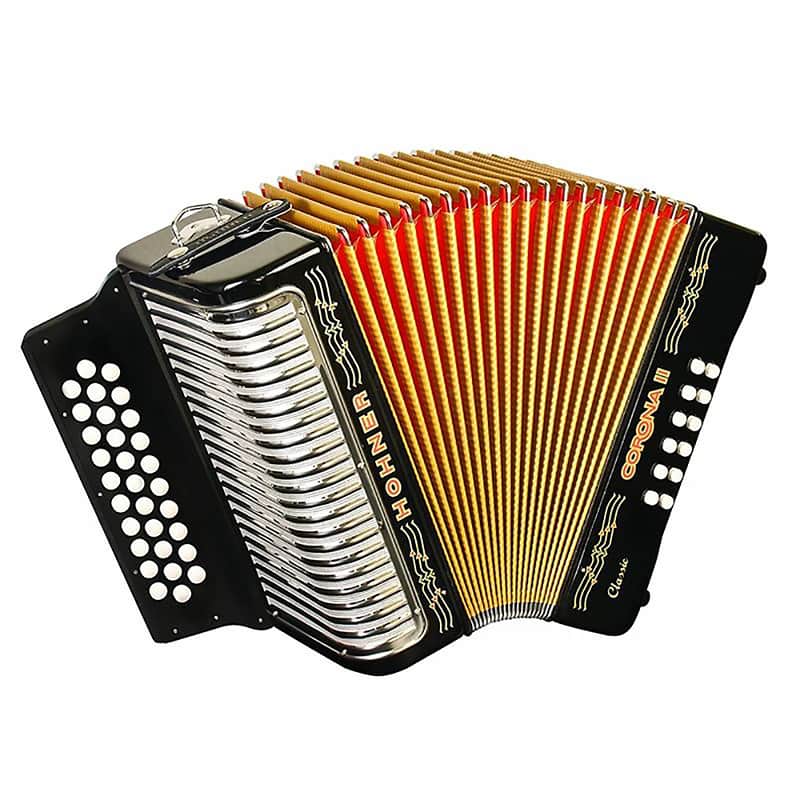 Hohner Corona II Accordion E/A/D Keys image 1