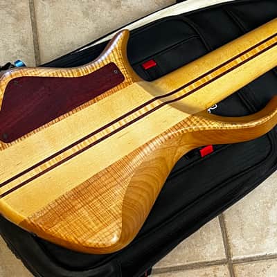 Warrior Custom 6 String Bass Natural image 8