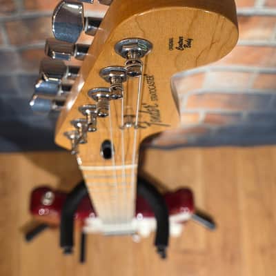 Fender 2017 Player Stratocaster HSS Plus Top Maple Fretboard Aged Cherry Burst image 3