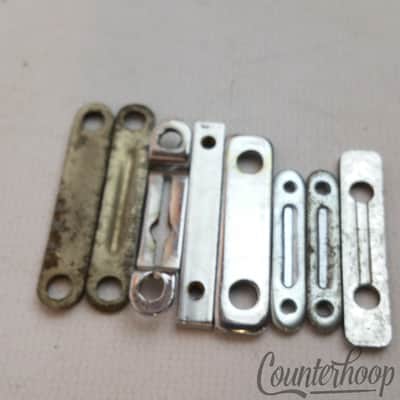 Slingerland/Ludwig Snare Drum/Butt Plate Clamp Bars Chrome/Nickel Vintage 50-70s image 3