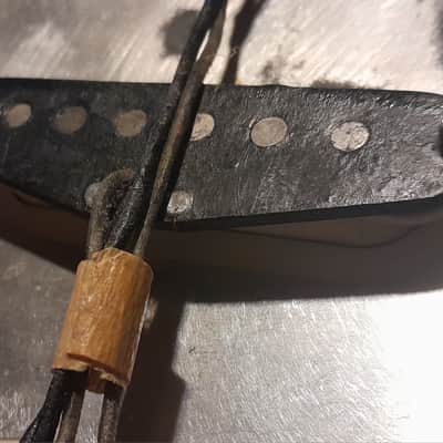Pickup Fender Stratocaster 1963 Pre CBS  Black Bottom  Pickguard Complete Original "Mojo 63" image 4
