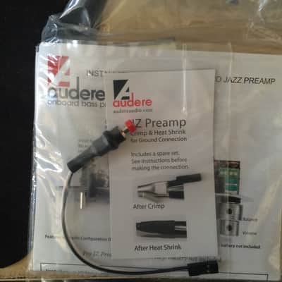 Audere Onboard Active Bass Preamp with Jazz Plate (Volume/Balance & 4 Band EQ) Audere JZ6D-VB-4B image 3