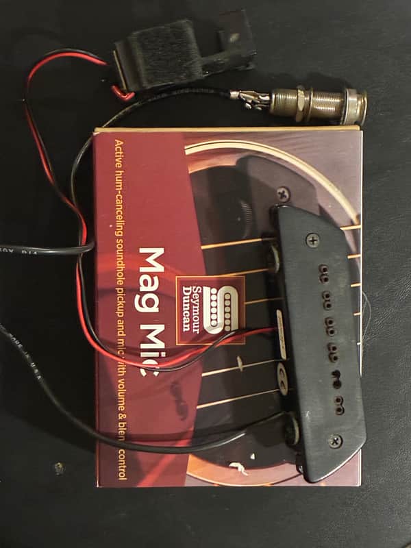Seymour Duncan  Mag Mic Acoustic Pickup 2018 - Black image 1