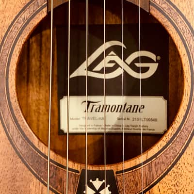 Lag TRAVEL-KA Travel Series Massive Khaya Top & Neck 6-String Acoustic Guitar w/Softshell Case image 11
