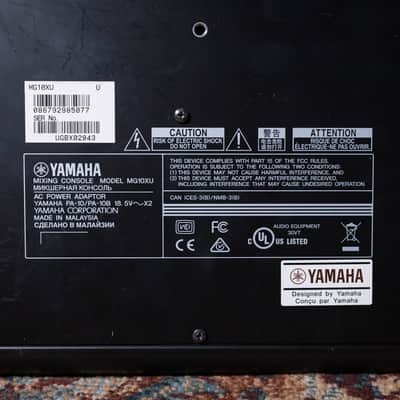 Yamaha Mixer MG10XU Used image 12